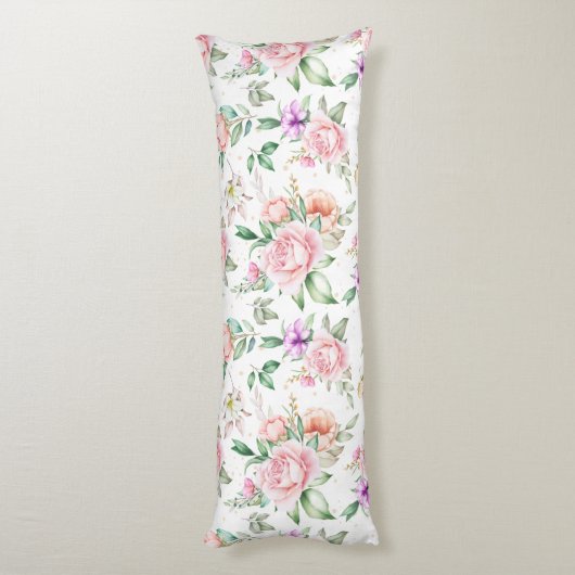 Coussins Longs Modèle floral (Dos (Vertical))