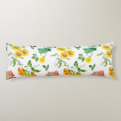 Coussins Longs Modèle floral (Dos)