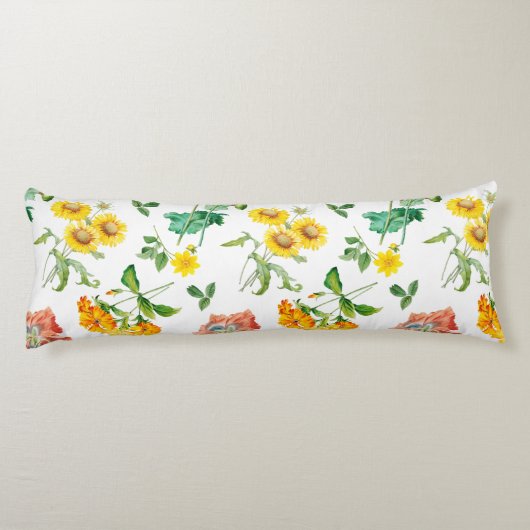 Coussins Longs Modèle floral (Dos)