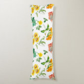 Coussins Longs Modèle floral (Devant (Vertical))