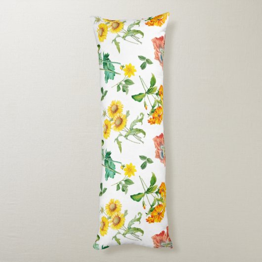 Coussins Longs Modèle floral (Dos (Vertical))