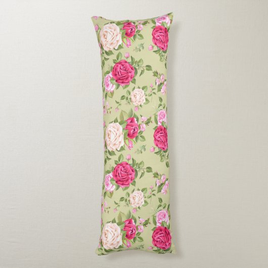 Coussins Longs Modèle floral (Dos (Vertical))