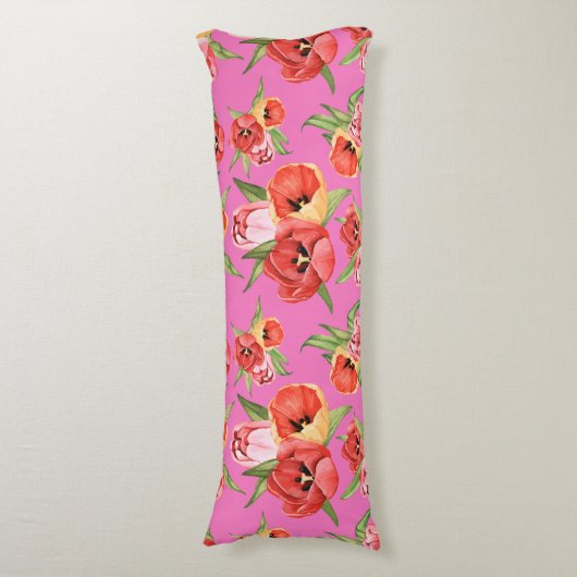 Coussins Longs Modèle floral (Devant (Vertical))
