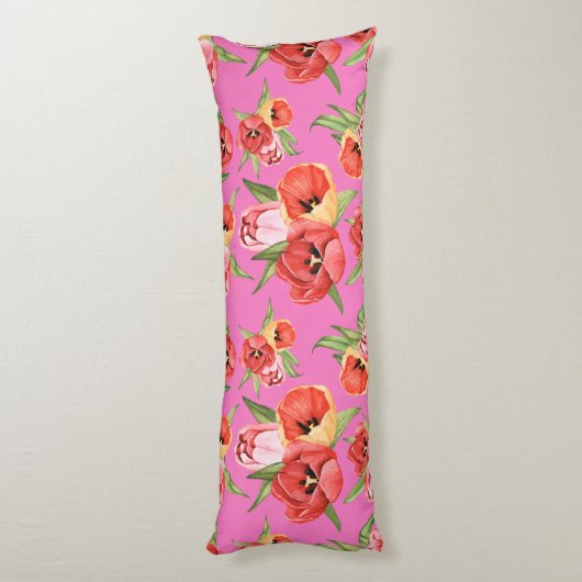 Coussins Longs Modèle floral (Dos (Vertical))