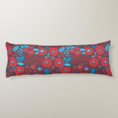 Coussins Longs Modèle floral de Doodle (Dos)