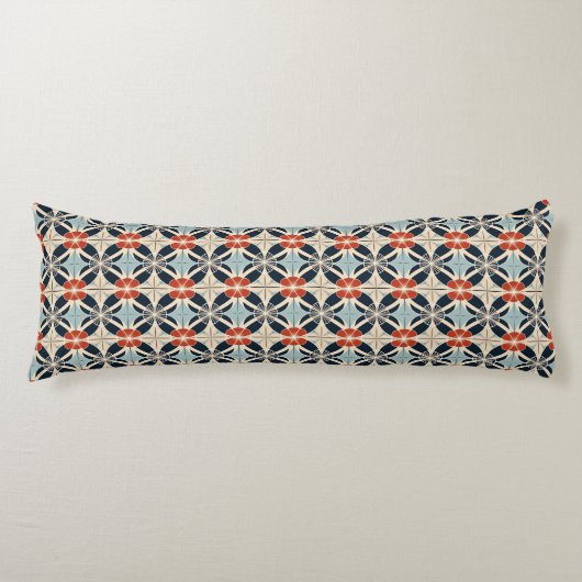 Coussins Longs Modèle floral japonais (Devant)