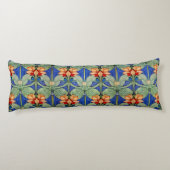 Coussins Longs Modèle floral William Morris (Dos)