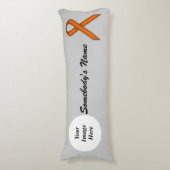 Coussins Longs Modèle Orange Standard Ribbon par Kenneth Yoncich (Devant (Vertical))