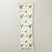 Coussins Longs Modèle sans couture de plantes en pot botaniques (Devant (Vertical))