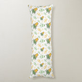 Coussins Longs Modèle sans couture de plantes en pot botaniques (Dos (Vertical))