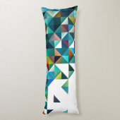 Coussins Longs Moder Coloré Formes géométriques Triangles Motif (Dos (Vertical))
