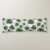 Coussins Longs Modern Boho Botanical Leaves Pattern (Dos)