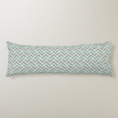 Coussins Longs Modern Geometric Design Body Pillow (Devant)