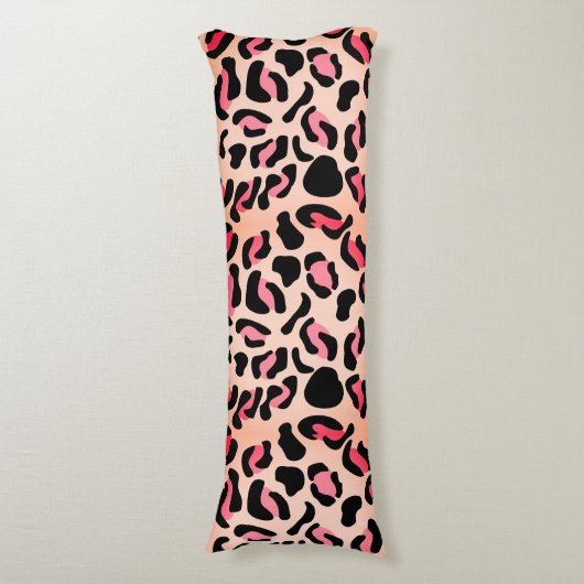 Coussins Longs Modern Leopard Pattern Animal Print (Devant (Vertical))