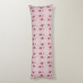 Coussins Longs Modern Pink Flowers Body Pillow (Dos (Vertical))