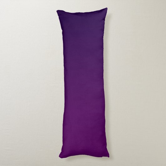 Coussins Longs Moderne 2 Initiales | Ombre subtile violet profond (Dos (Vertical))