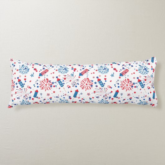 Coussins Longs Moderne 4 juillet Motif 03 (Devant)