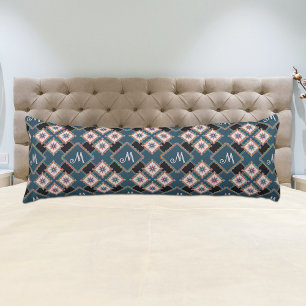 Coussins Longs Moderne Chic géométrique Motif de monographie flor