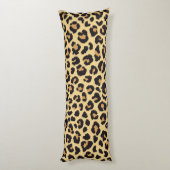 Coussins Longs Moderne Chic Poster de animal léopard Motif (Dos (Vertical))