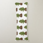 Coussins Longs Moderne Russe Aquarelle Noël Arbre de Noël (Devant (Vertical))