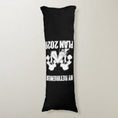 Coussins Longs Mon régime de retraite 2020 Cadeau personnalisé (Devant (Vertical))