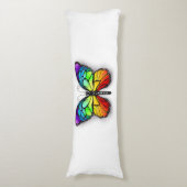 Coussins Longs Monarque papillon arc-en-ciel (Devant (Vertical))