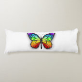 Coussins Longs Monarque papillon arc-en-ciel (Devant)