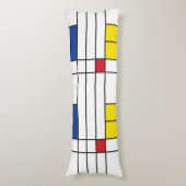Coussins Longs Mondrian II Minimum De Stijl Modern Art Design (Devant (Vertical))