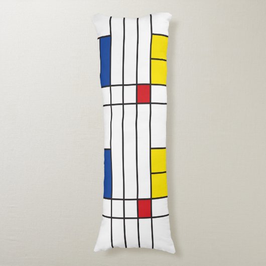 Coussins Longs Mondrian II Minimum De Stijl Modern Art Design (Devant (Vertical))