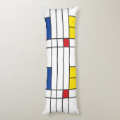 Coussins Longs Mondrian II Minimum De Stijl Modern Art Design (Dos (Vertical))