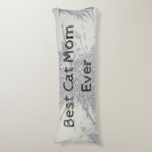 Coussins Longs Monochrome Meilleur Chat Maman jamais (Devant (Vertical))