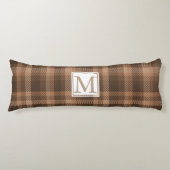 Coussins Longs Monogramme Brown au chocolat (Devant)