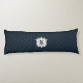Coussins Longs Monogramme classique profond de coutume de marine (Dos)