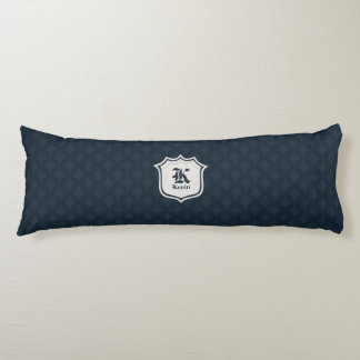 Coussins Longs Monogramme classique profond de coutume de marine