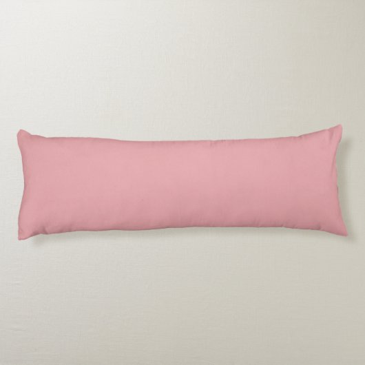 Coussins Longs Monogramme de fille et nom rose roux (Dos)