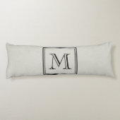 Coussins Longs Monogramme fait sur commande (Dos)