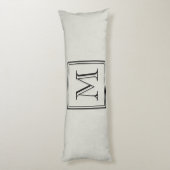 Coussins Longs Monogramme fait sur commande (Dos (Vertical))