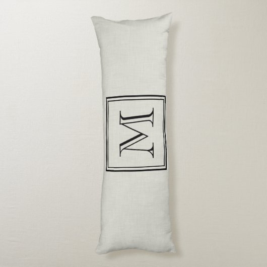 Coussins Longs Monogramme fait sur commande (Dos (Vertical))