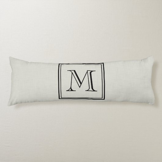 Coussins Longs Monogramme fait sur commande (Devant)