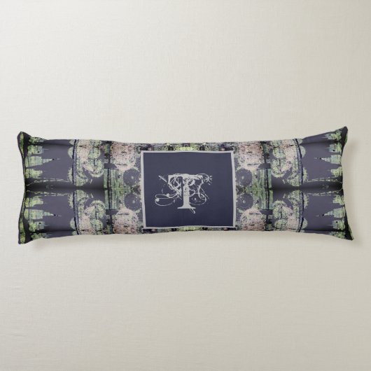 Coussins Longs Monogramme fait sur commande Steampunk 2 photos (Dos)