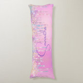 Coussins Longs Monographie de gouttes de fausse parties scintilla (Devant (Vertical))