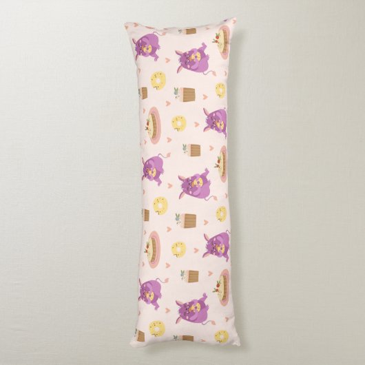 Coussins Longs Monstres Snack (Dos (Vertical))