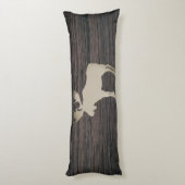 Coussins Longs Moose Laying Standing Home Sweet Home Nom personna (Dos (Vertical))