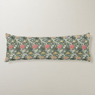 Coussins Longs Morris Cray Vintage Blossom Dessin Floral Vert