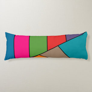 Coussins Longs MOSAIC rayures triangles couleur III + vos idées