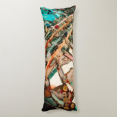 Coussins Longs Mosaïque Abstraite colorée (Dos (Vertical))