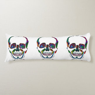 Coussins Longs Mosaïque colorée Sugar Crâne Oreiller corps