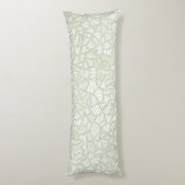 Coussins Longs Mosaïque feuille aléatoire vert pâle (Dos (Vertical))