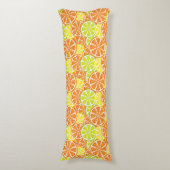 Coussins Longs Motif 2 d'agrume (Devant (Vertical))