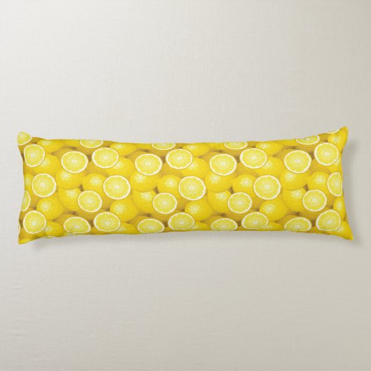 Coussins Longs Motif 2 de citron (Dos)
